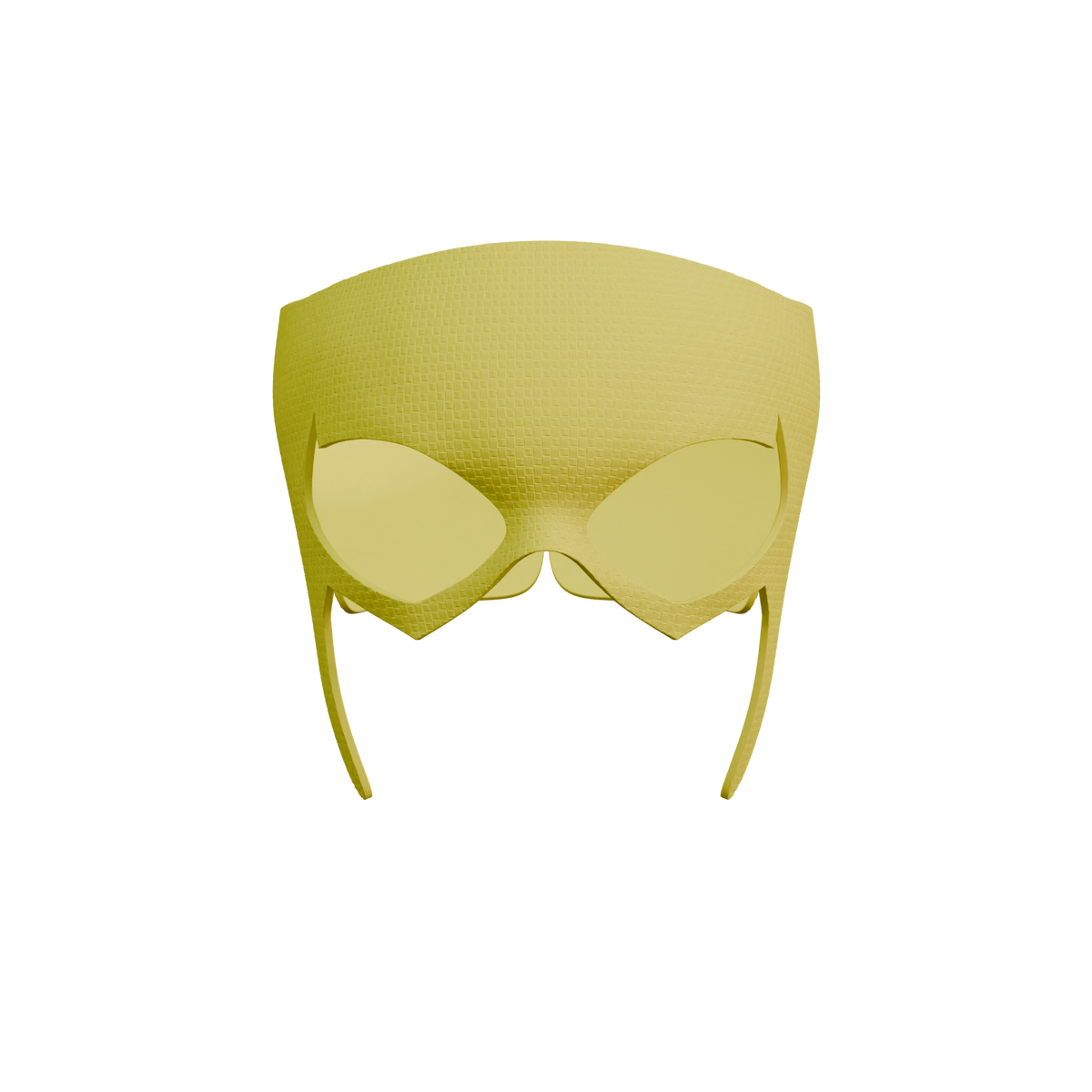 Invincible Lens Less Mask 3D Printable Model – Wireframe