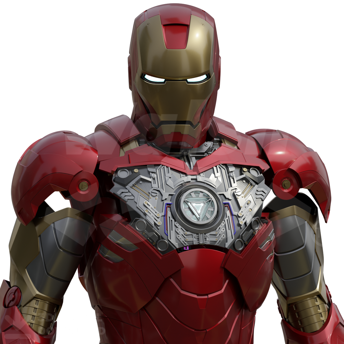 Ironman Mark 3 Suit 3D Printable Model – Wireframe