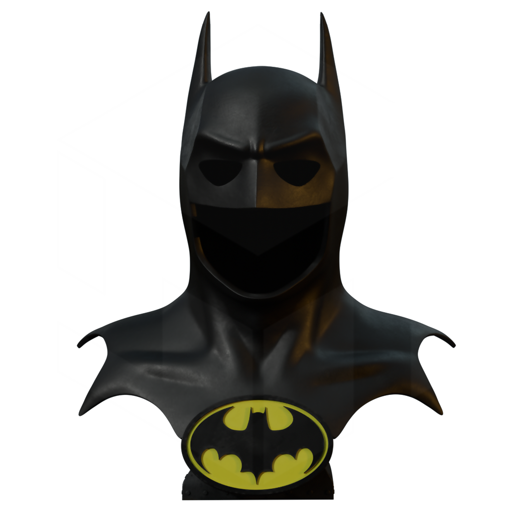 The Batman 1989 cowl - 1:1 scale display piece – Wireframe
