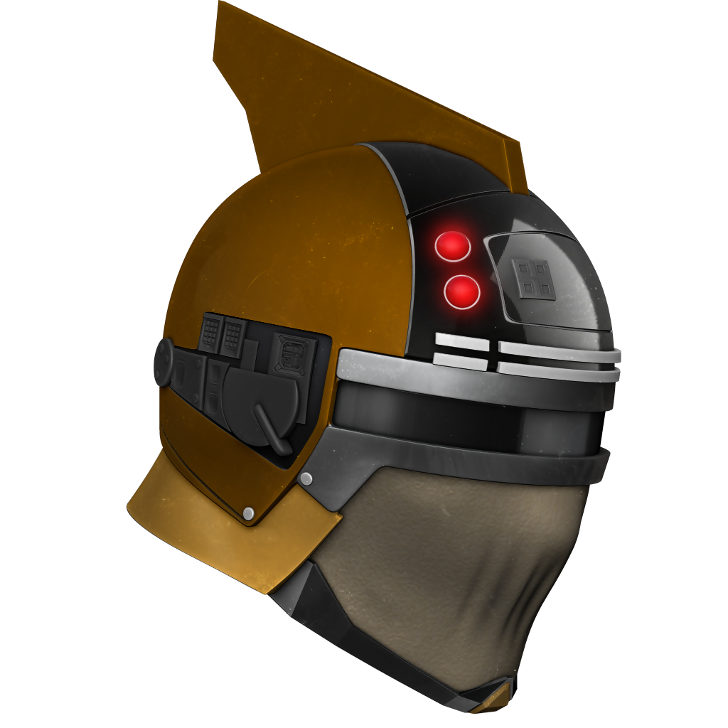 Bounty Hunter Helmet - 3D Print Model – Wireframe