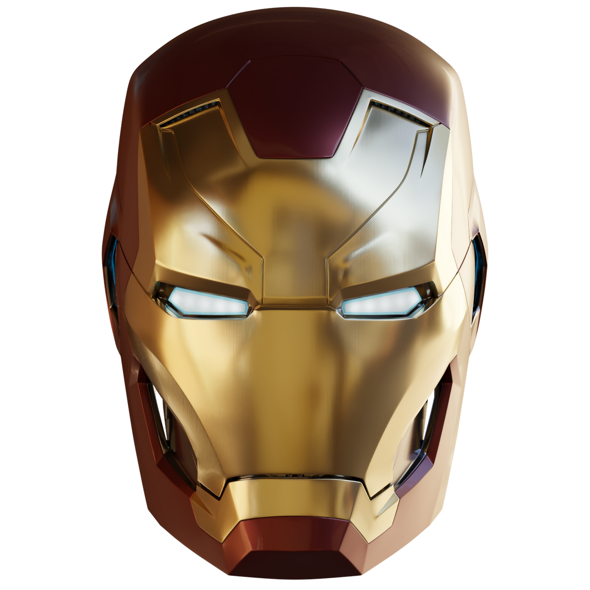Iron Man mk46/47 Helmet Motorized with full inner details Wireframe