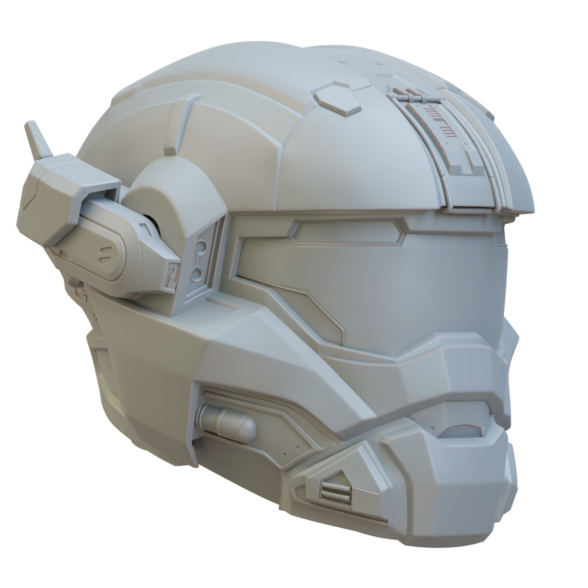 halo reach spartian lazer helmet Halo Reach Commando "Carter" Helmet 3D Print Files – Wireframe