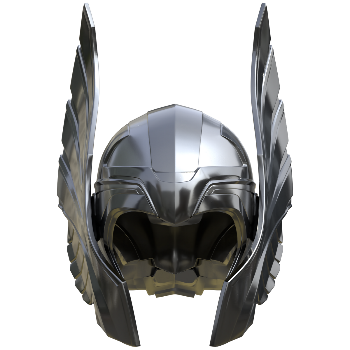 Thor 2011 Helmet 3D Printable Model – Wireframe, image size:1200x1200