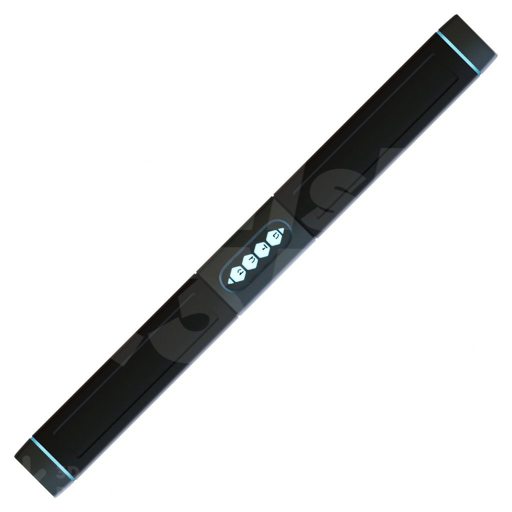 Light Motorcycle Baton 3D Printable Model – Wireframe