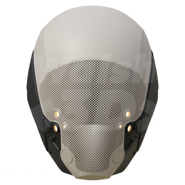 White Assassin V4 Helmet 3D Printable Model