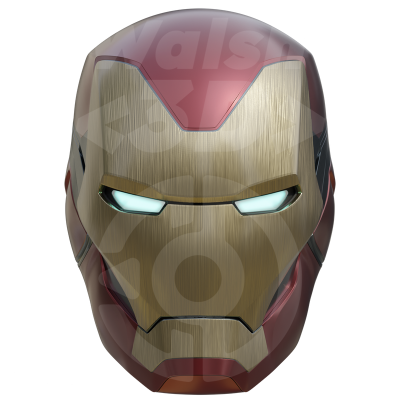 Walsh3D/Vek3D Motorized Ironman Mark 85 Helmet 3D Printable Model – Wireframe