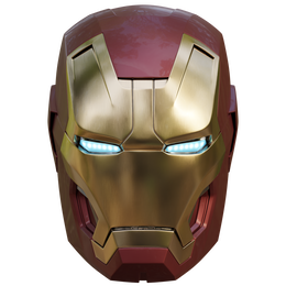 Iron man mk42/42 helmet 3d model with motorization