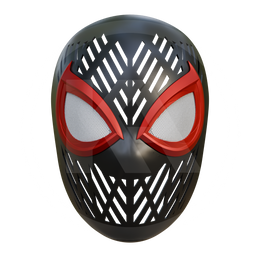 Spider Hero Miles Faceshell 3D printable model