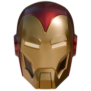 Walsh3D / Zaack3D Classic Iron Man Helmet 3D Print Model