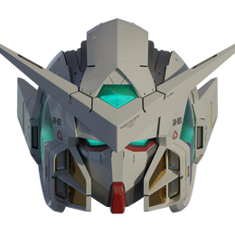 Gundam Exia Head 3D model