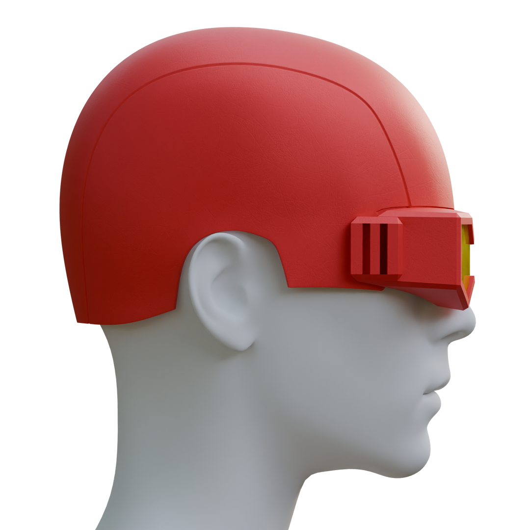 Rex-Splode Helmet 3D Printable File – Wireframe