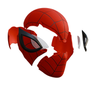 Spiderman ADV V2 Helmet 3D Printable Model