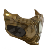 Yellow Fighter Mask 3D Print Model