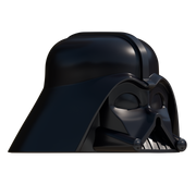 Toy Dark Space Wizard Helmet 3D Model
