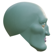 Handsome Squidward Helmet 3D Print Model