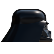 Toy Dark Space Wizard Helmet 3D Model