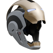 Iron Man Mk39 Starboost with motorization and inner detail 3D Model