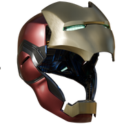 Iron Man MK 85 Helmet motorized 3D printable Model