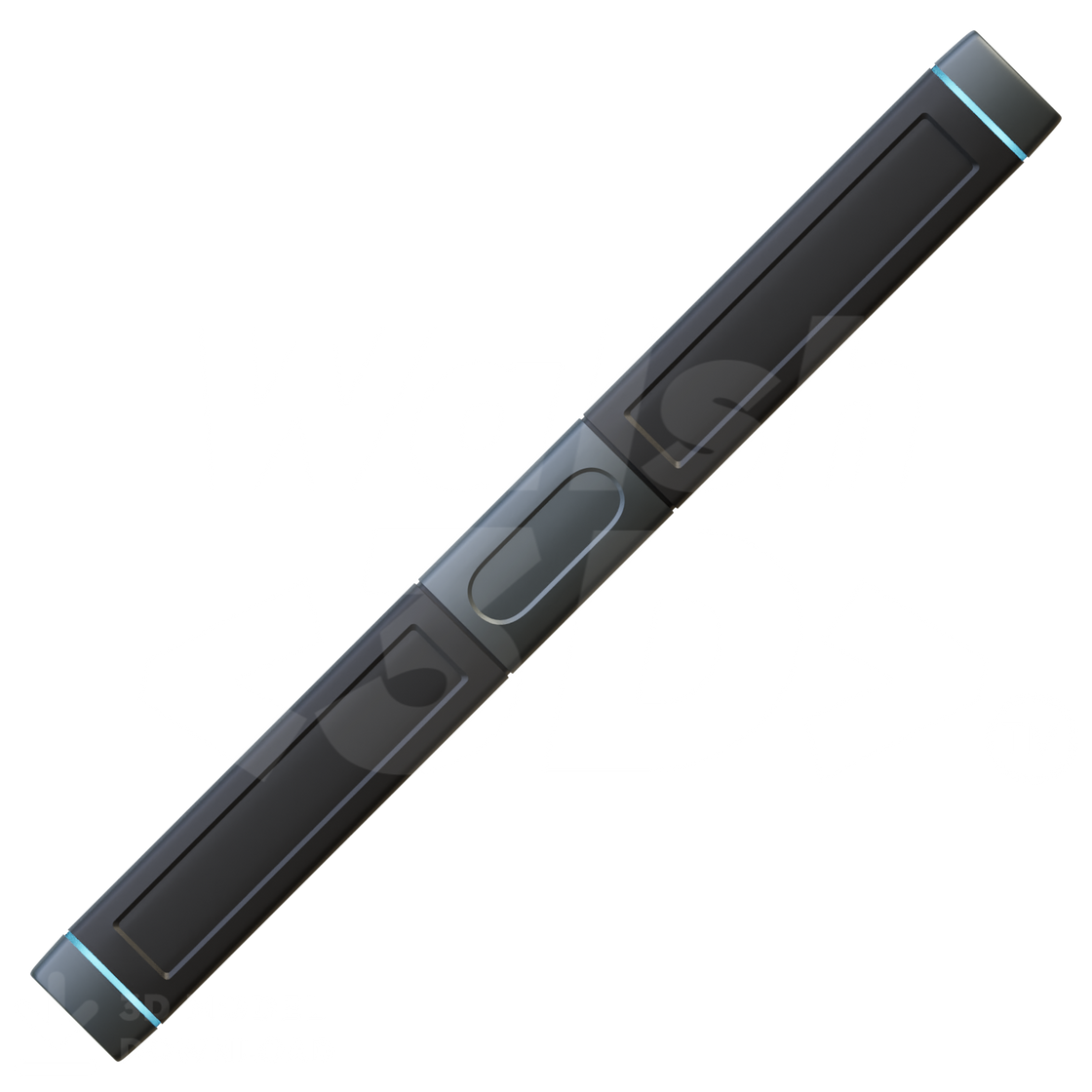 Tron Lightcycle Baton 3D Printable Model – Wireframe