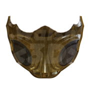 Yellow Fighter Mask 3D Print Model