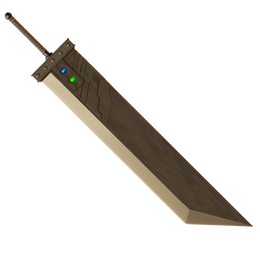 Final Fantasy 7 Remake Buster Sword 3D Model