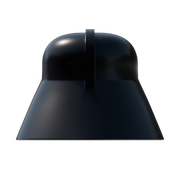 Toy Dark Space Wizard Helmet 3D Model