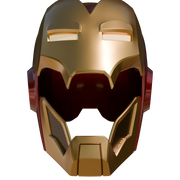Walsh3D / Zaack3D Classic Iron Man Helmet 3D Print Model