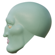 Handsome Squidward Helmet 3D Print Model
