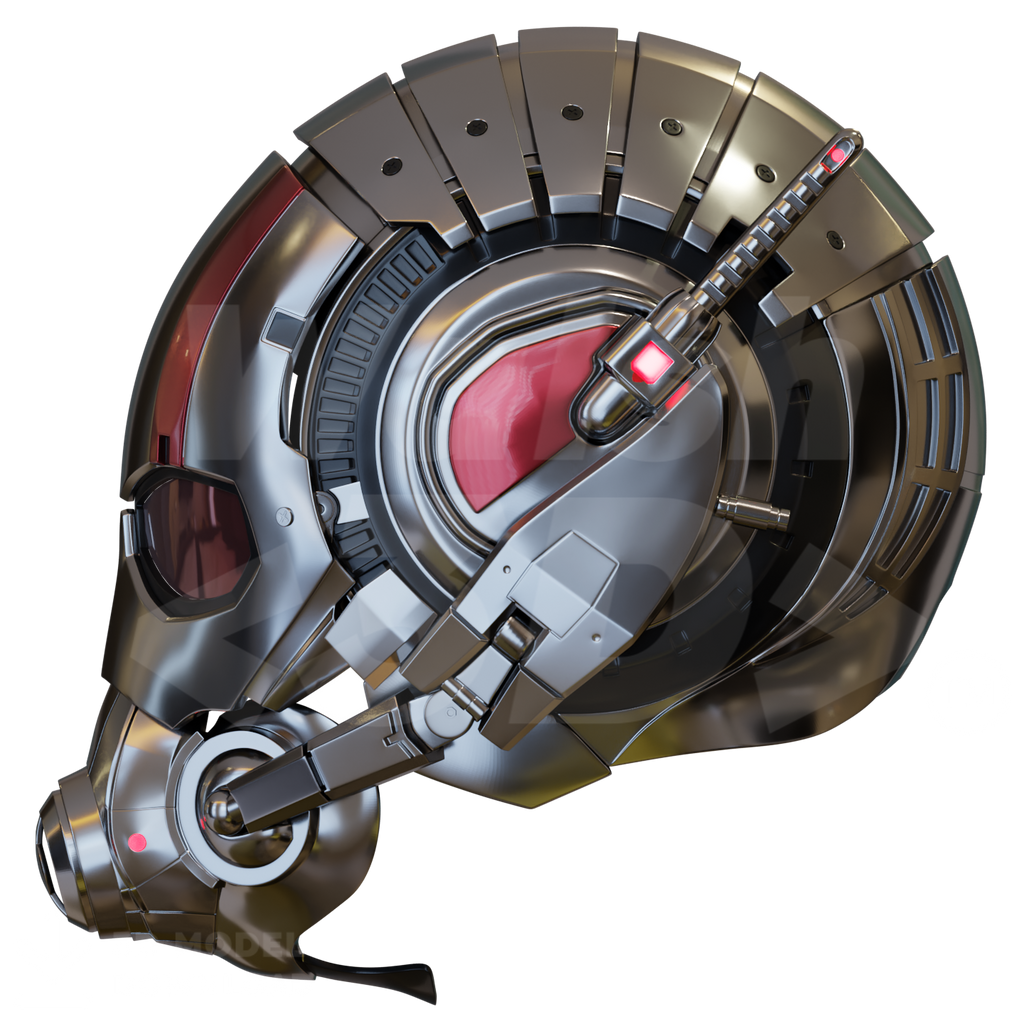 Ant Hero Mark 1 Helmet 3D Print Model – Wireframe