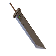 Final Fantasy 7 Remake Buster Sword 3D Model