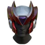 Megaman Zero helmet (MXCC) [3D Print Model]