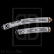 Double White Laser Swords - Star Wars 3D Models