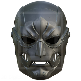 Doctor Doom Raf Grassetti Faceplate for Vek3D Mask - 3D Model
