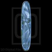 Shiny Cosmic Skater Board 3D Model