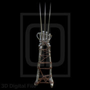 Wolf Berserk Claws 3D Model