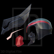Wolf Berserk 2099 Helmet - MR Game 3D Model