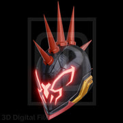Cyber Webslinger Punk 2099 Helmet - MR Game 3D Model