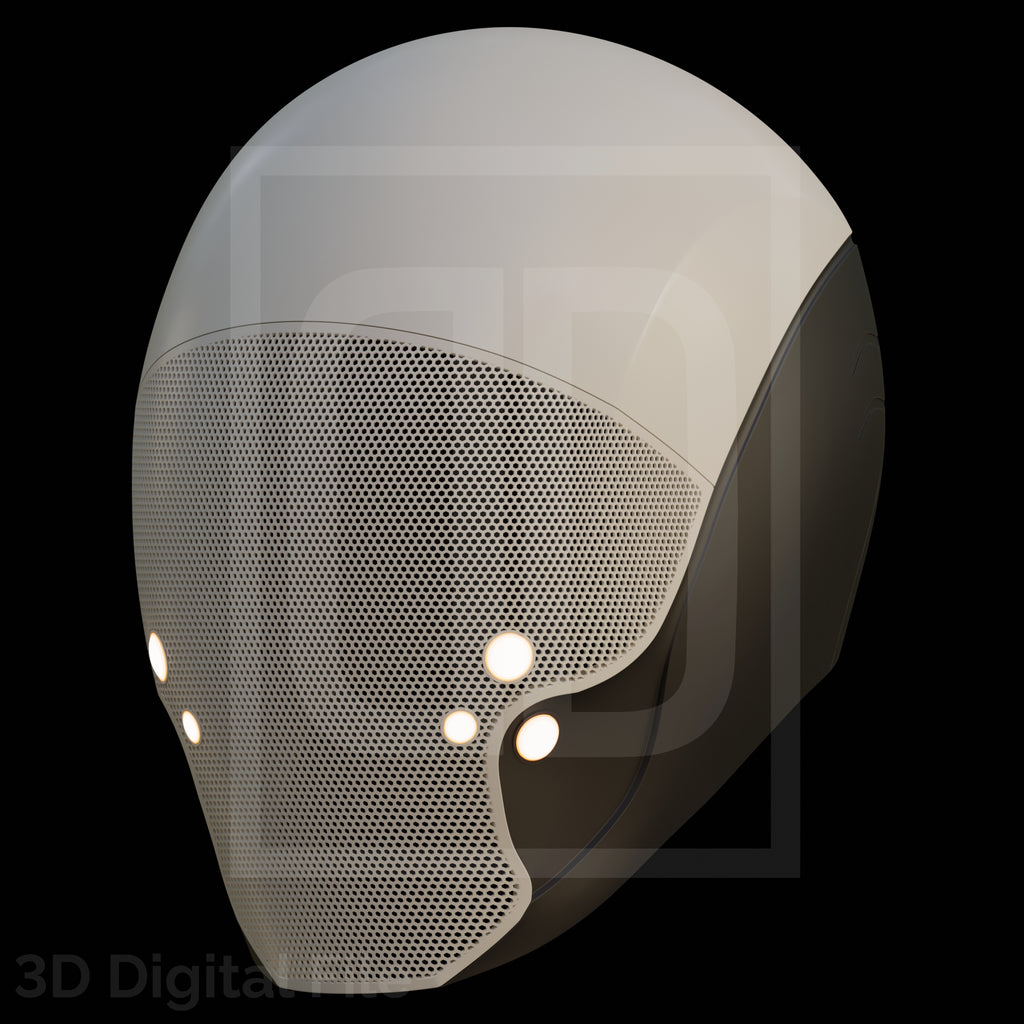 Phasing Specter Mask 3D Model – Wireframe