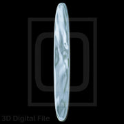 Shiny Cosmic Skater Board 3D Model