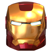 Toy Brick Metal Hero V2 Helmet 3D Print Model