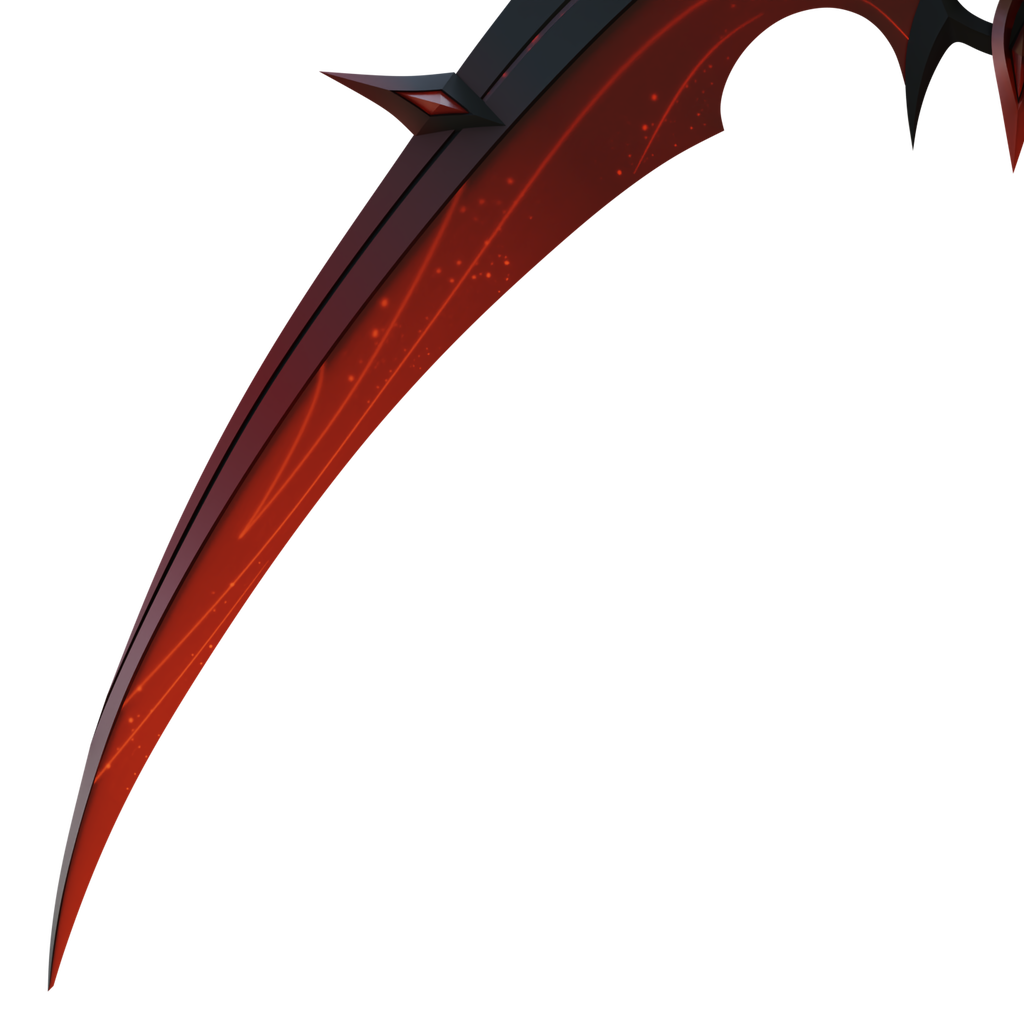 Crimson Moons Semblance from Genshin Impact – Wireframe