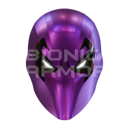 Purple Spider Villain Helmet 3D Model