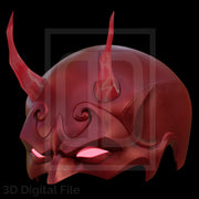 Devil Lawyer Flames Mask - MR Game 3D Model