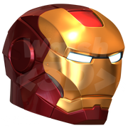 Toy Brick Metal Hero V2 Helmet 3D Print Model
