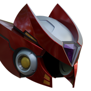 Megaman Zero helmet (MXCC) [3D Print Model]