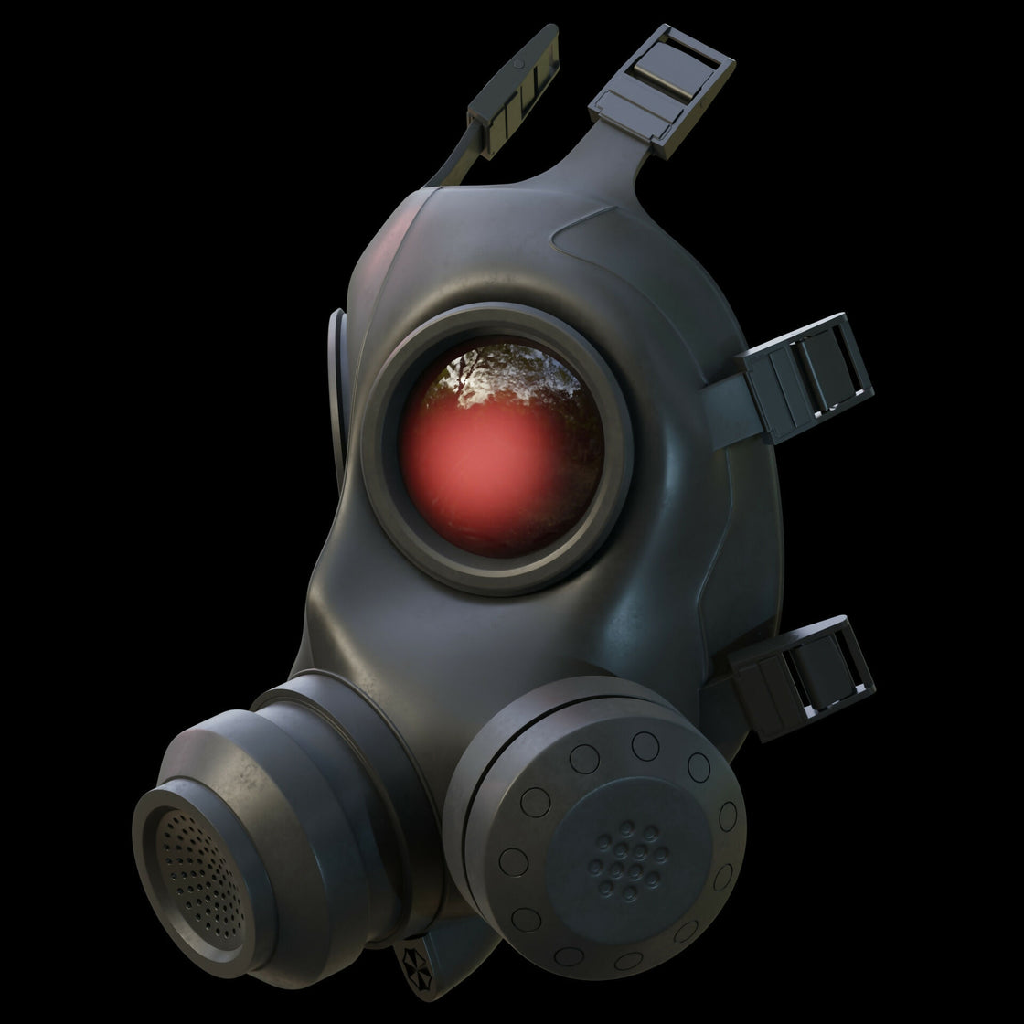 Hunk Mask - Resident Evil Requiem 3D Model – Wireframe