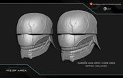 The Stranger Qimir Helmet 3D Print Model