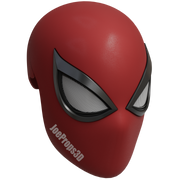 3D Printable Marvel's Spider-Man 2 PS5 Advanced Suit 2.0 Faceshell STL File - JP3D