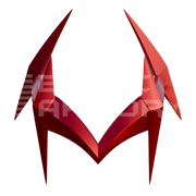 Red Wanda Headpiece 3D Model