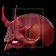 Devil Lawyer Flames Mask - MR Game 3D Model
